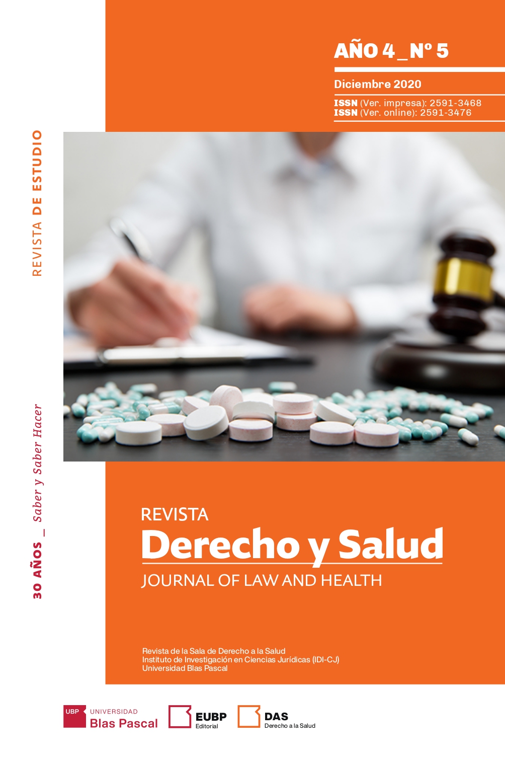 					Ver Vol. 4 Núm. 5 (2020): Revista Derecho y Salud 5 (enero-diciembre 2020)
				