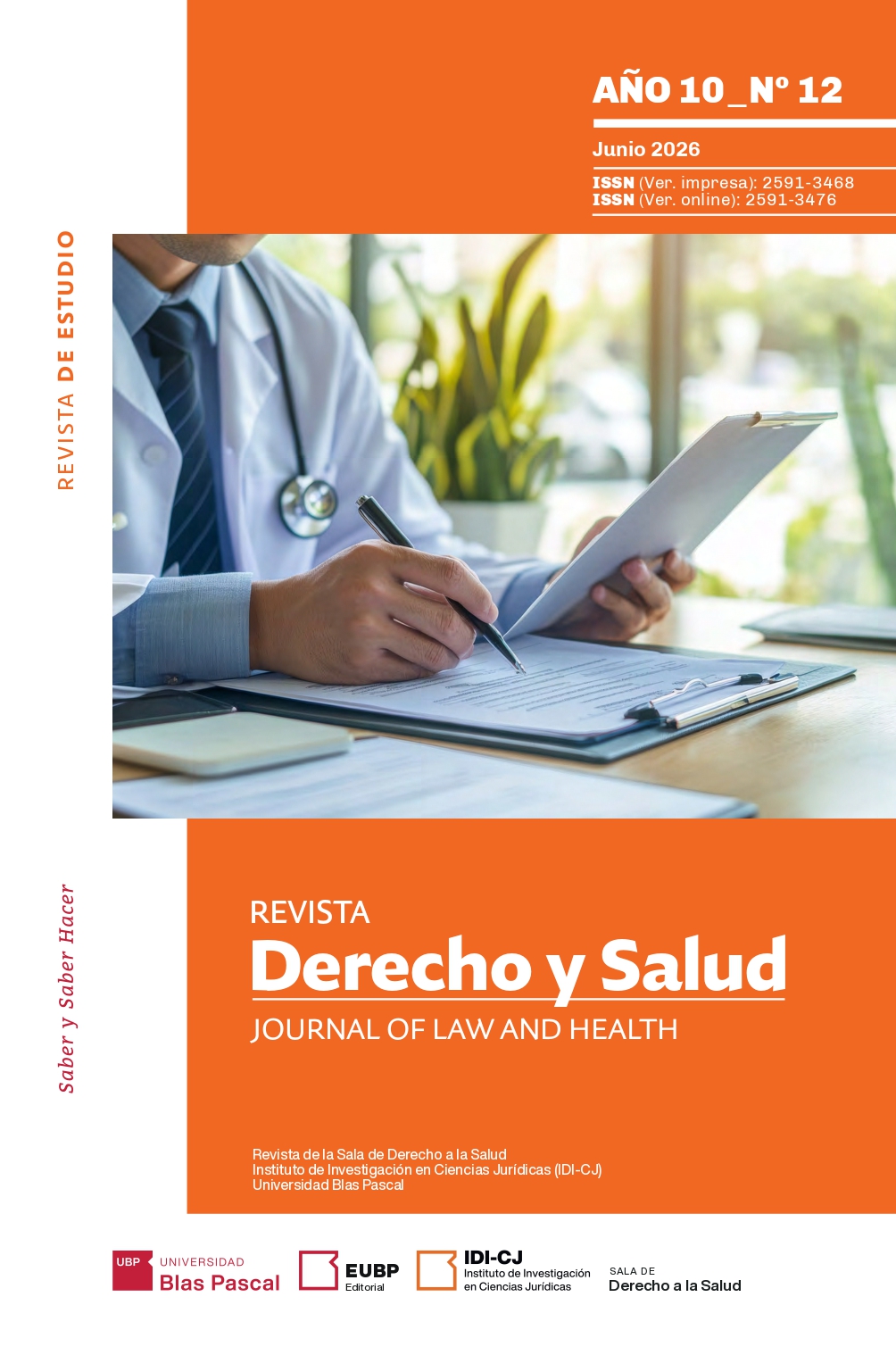 					Ver Vol. 10 Núm. 12 (2026): Revista Derecho y Salud 12 (enero-junio 2026)
				