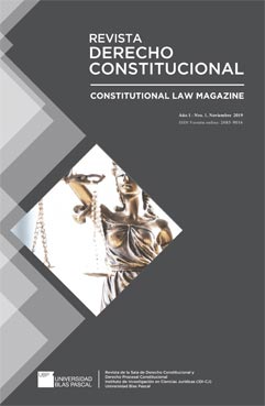 					Ver Núm. 1 (2019): Revista Derecho Constitucional
				