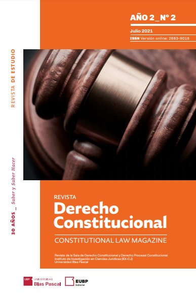 					Ver Núm. 2 (2021): Revista Derecho Constitucional 
				