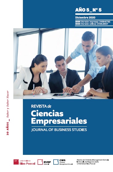 					Ver Núm. 5 (2020) (5): Revista de Ciencias Empresariales
				