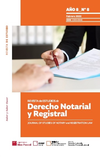 					Ver Núm. 8 (2022) (8): Revista de estudios de derecho notarial y registral 
				