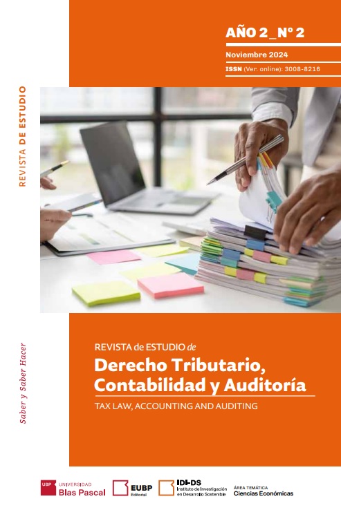 					Ver Vol. 2 Núm. 2 (2024): Revista de Estudio de Derecho Tributario, Contabilidad y Auditoría
				